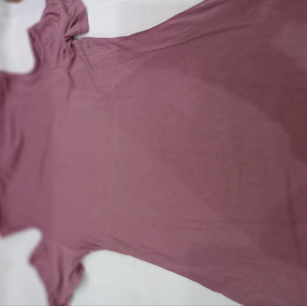 Harley-Davidson Women's Dusty Rose Cold Shoulder Tee - Picture 6 of 7
